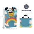 thumbnail image 2 of Yayeee Freestanding Laundry Hamper with Handle Collapsible Large Storage Basket for Clothes, Rainbow with Stars, 2 of 7