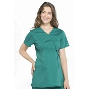 Cherokee Workwear Professionals Maternity Women's Scrubs Top Mock Wrap WW685
