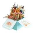 thumbnail image 1 of Tarjeta de Madre Día 3D Box de tarjeta de felicitación de flor Apreciación de la maestra para la madre Día de la madre Día de San Valentín Acción de azul, 1 of 8
