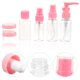 thumbnail image 4 of GOOHOCHY 10 botellas de viaje portátiles y recargables, ideales para champú y loción (rosa nude)., 4 of 8