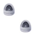 thumbnail image 3 of Greeniant Tienda de campaña para mascotas, cama para perros pequeños, cabaña con cojín extraíble, nido de gatito de felpa lavable, casa Gris 2piezas, 3 of 6