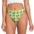 thumbnail image 1 of Balery dogs St Patrick's Day Tangas de Algodón para Mujer con Estampado – Ropa Interior Sexy, Transpirable, G-string-4X-Large, 1 of 6