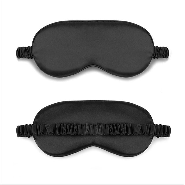 Elegant Fashion Sleep Mask Natural Sleeping Eye Mask Eyeshade Cover Shade Eye Patch Soft Portable 100% 3D Silk Eye Care Mask