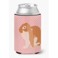 thumbnail image 1 of Carolines Treasures BB7962CC English Lop Rabbit Pink Check Can or Bottle Hugger, 1 of 1