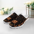 thumbnail image 3 of POLERO Bat and Cute Cat Womens Slip On Mules Shoes Halloween Sneakers Comfortable Flat Loafers Slip On Fashion Sneakers Breathable Close Toe Mules Ladies Mother Garden Clogs, 3 of 7