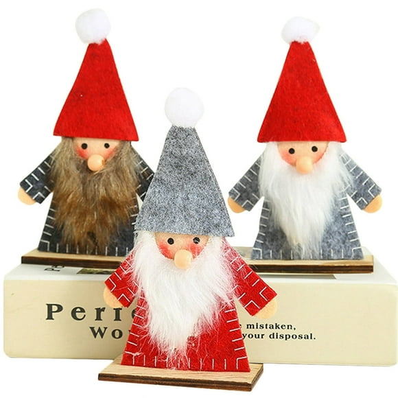 Christmas Table Sign Santa 3PCS Cute Rustic Table Centerpiece Holiday Decoration