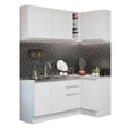thumbnail image 1 of Cocina Integral Completa Esquinera 269cm Madesa 01 Blanco, 1 of 8