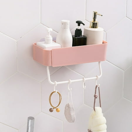 

SHOPESSA Bathroom Gargle Storage Rack Kitchen Storage Rack Hole-free Wall-mounted Storage Rack Storage Rack With 4 Hooks On Clearance Early Access Deals Great gifts for less Savings up to 30% off