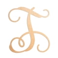 thumbnail image 2 of 19.5 In. Letter K, Unfinished Calligraphy Vine Monogram Wood Letter. For your DIY Decor such as Door Hanger, Wall Decor, Alphabet for Birthday, Wedding, Baby Shower, Nursery (K), 2 of 23