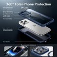 thumbnail image 3 of Funda ESR para iPhone 15 Pro con Protector de Pantalla Transparente Negra, 3 of 8