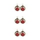 thumbnail image 1 of Qarigey Collar de piedra de cristal hecho a mano de aleación, colgante de estilo bohemio para mujer, collar de regalo para mujer E055-Red Type1 NO1, 1 of 6