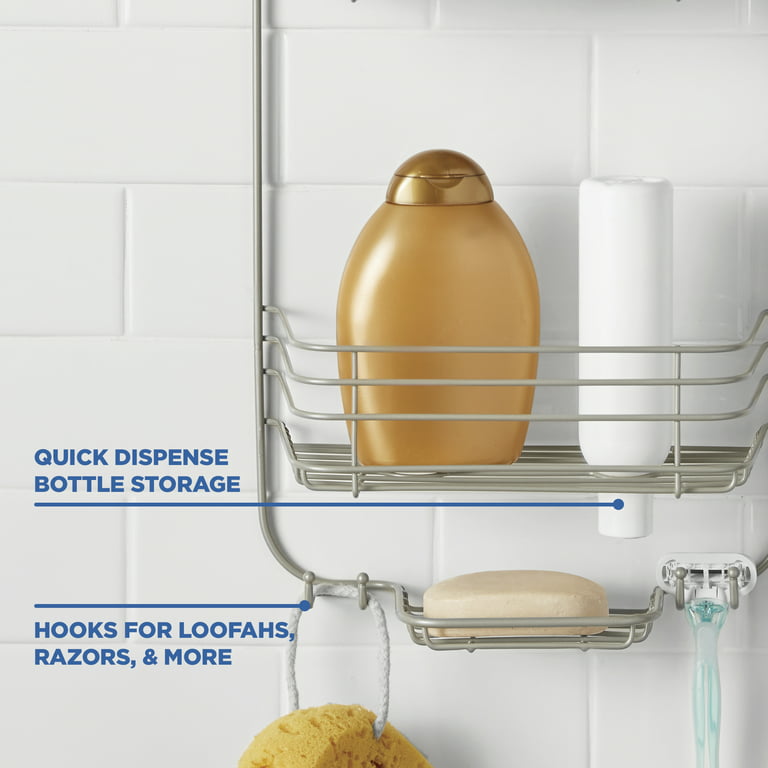 Bathroom Shower Caddy Brushed Nickel - Made By Design™