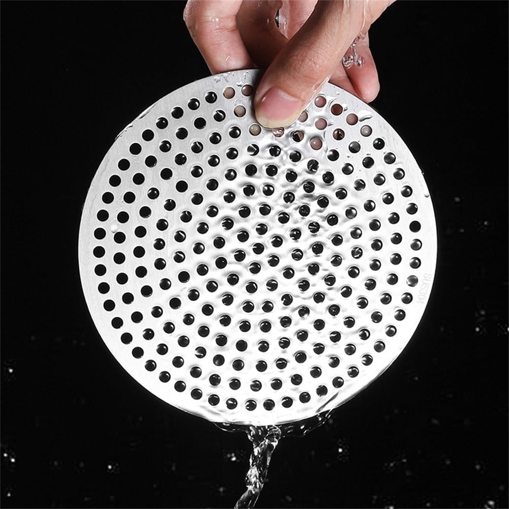 Filtre De Douche Acier Inoxydable - Grille Anti-cheveux 15cm, Rond | Protection Canalisation Salle De Bain - 11
