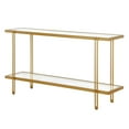 thumbnail image 6 of Evelyn&Zoe Inez 55" Wide Rectangular Console Table in Brass, 6 of 7