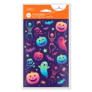 American Greetings Halloween Gradient Multi-color Assorted Stickers, Pumpkins and Ghosts (2-Sheets, 58-Stickers)