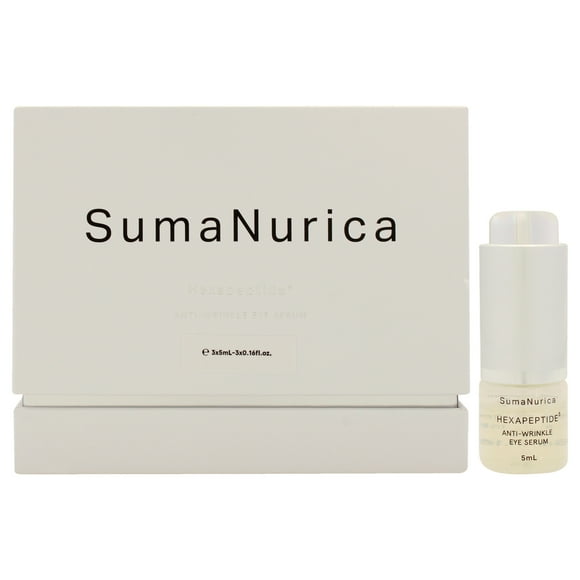 Suero antiarrugas para ojos Hexapeptide5 de SumaNurica para mujeres - 3 x 0.16 oz