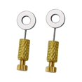 thumbnail image 4 of Abbracc 2Pcs DIY Leather Located Needles Durable Brass Practical Leather Stitching Tools 0 to 6mm, 4 of 9