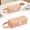 Z-7-Pink-7.87x2.95x2.95 Inch, variant on Double Layer Canvas Pencil Case, Zippered Pencil Pouch, Soft Pencil Pouch, Travel Pencil Case, Large Capacity Handheld Pen Bag, Aesthetic Stationery Pouch, Multi Zipper Striped Organizer 1Pcs