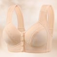 thumbnail image 2 of lnmuld Trendy Lace Wirefree Front Closure Bra - Stylish Comfort for Women, 2 of 7