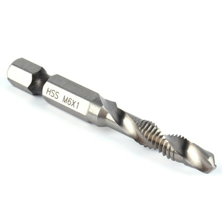 

Tap Taper Drill Bit M6 Drill Hex Handle Tap Drill Bits M6 HSS 1/4 Hex Shank Drill & Tap Taper Drill Bits Power Tool Part