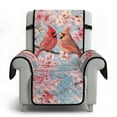 thumbnail image 6 of TSOVTHRID Cardinal Cherry Blossom Print Recliner Chair Covers Recliner Slipcover Non-Slip Dog Chair Cover Washable Lazy Boy Recliner Cover Furniture Protector with Elastic Strap, 6 of 7