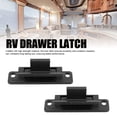 thumbnail image 3 of 2 Sets RV Cabinet Door Lock Latch Oxidation Resistant Sturdy Enhanced Safety Drawer Latch for Trailer Campervan Boat Cupboard Crafted with High Strength, 3 of 7