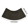 thumbnail image 3 of Boovnll Throw Blanket, Super Soft & Warm Multi-Purpose Heating Skirt Blanket Office Home Shawl Blanket Warm Skirt Usb Heating Quilted Outdoor Windproof, Blankets, Blanket, 3 of 4