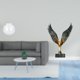 thumbnail image 2 of Acuario En Miniatura Transparente Con Escultura De Resina Alada, Adorno Feng Shui Para Mesa De Oficina, Decoración Del Hogar Y Exhibición De Plantas., 2 of 8