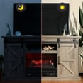 thumbnail image 5 of TURBRO Eternal Flame EF23-PB Electric Fireplace Logs, 23" Remote Control Fireplace Insert Log Heater, Realistic Pinewood Ember Bed, Thermostat, Timer, 1400W Black, 5 of 7