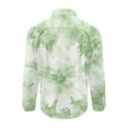thumbnail image 5 of BiZtdJrK Tie Dye Shirts for Men Casual Long Sleeve Button Down Blouse Trendy Lapel Collar Business Work Tops Four Way Stretch Shirt Multicolor S Vacation Sale, 5 of 6