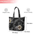 thumbnail image 4 of Pioneer Flower Floral Print Pattern Travel Tote Bags for Women Carry On,Large Weekender Bags for Women Travel,Multi Functional Duffle Bag for Work,Shopping,Sports, 4 of 5