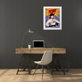 thumbnail image 3 of Beaudenon, Thierry 25x32 White Modern Wood Framed Museum Art Print Titled - Pow!, 3 of 4