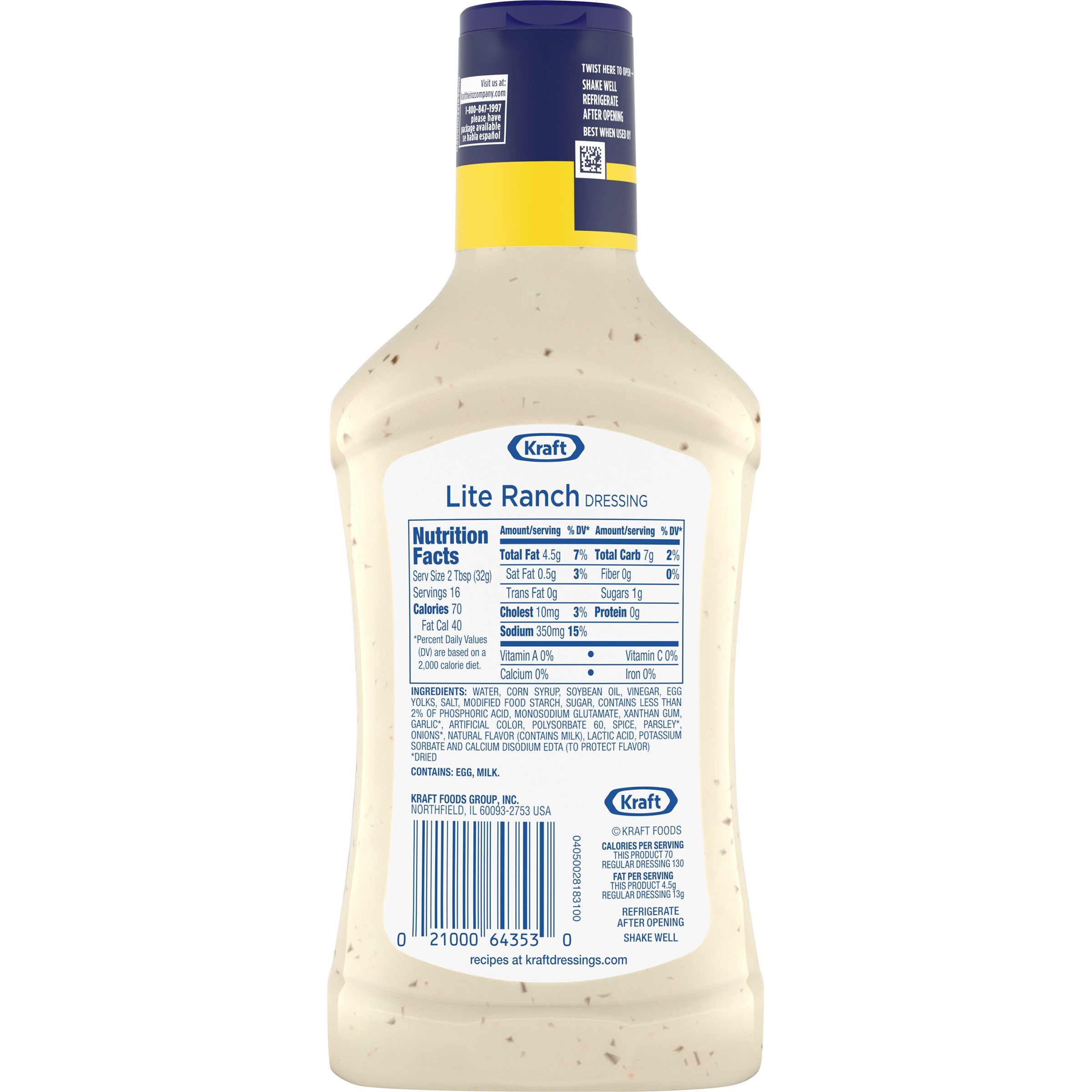 Light Ranch Dressing Nutritional Information Blog Dandk