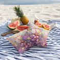thumbnail image 5 of Outdoor Pillow Cover Watercolor Flower Floral Set of 2 Waterproof Throw Pillowcases Leaves Branch Colorful Decorative Patio Furniture Pillows for Couch Garden Indoor & Outdoor Use, 5 of 9