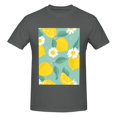 thumbnail image 4 of Bingfone Lemons Chamomile Flowers And Leaves Men'S Loose Fit Short-Sleeve Pocket T-Shirt, 4 of 7