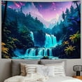 thumbnail image 2 of PRATYUS  Nature Forest Tapestry Waterfall Mountain Landscape Tapestry Galaxy Sky Wall Hanging Decor for Bedroom Living Room Painting, 2 of 6
