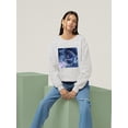 thumbnail image 2 of Watercolor Astrology Iii Sweatshirt Women -Grace Popp Designs, Female XX-Large, 2 of 4