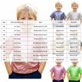 thumbnail image 4 of mgoYE Kids Boys Girls Metallic Shiny T-Shirt Dance Tops Short Sleeves Loose T-Shirt for Performance(Black,9-10 Years), 4 of 7