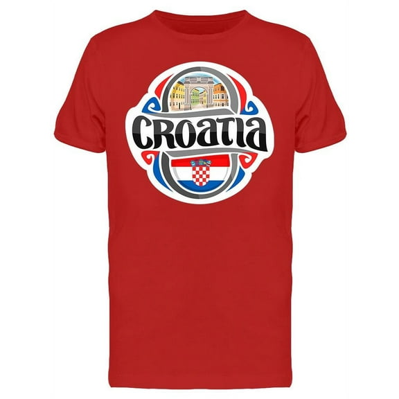Croatia Country T-Shirt Men -Image by Shutterstock, Male Small