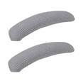 thumbnail image 3 of 2 fundas para reposabrazos de silla de juego extraíbles y lavables para silla giratoria. Gris claro, 3 of 6