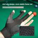thumbnail image 3 of Guantes de Billar Con Dedos Abiertos Kuymtek Entrenamiento Amateur Poliéster Transpirable Gris Negro, 3 of 9