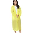 thumbnail image 1 of Fashionable Transparent Thick Raincoat for Outdoor Travel Unisex EVC Design Durable Adult Rain Gear, 1 of 5