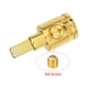 thumbnail image 4 of Reductor de entrada de amperios de 4 Uds., calibre 0 de cobre, Audio estéreo para coche, Pin AWG, reductor de cable de tierra de alimentación, tono dorado, 4 of 6