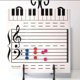 thumbnail image 5 of Pizarra Magnetica Moanyt 970 Pentagrama Musical Doble Cara con 70 Imanes y Marcador, 5 of 5