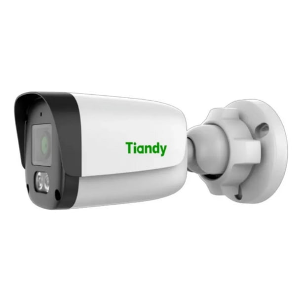 Cámara Ip Bullet 4mp Spark Ir30m Audio Poe Ip67 Tiandy Color Blanco