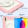 thumbnail image 4 of Funda BMOUO para iPad de 11.ª y 10.ª generación, 11 pulgadas/10,9 pulgadas, soporte 360°, rosa, 4 of 9