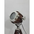 thumbnail image 5 of VINTAGE DESIGNER'S CHROME FINISH WOODEN SPOT SEARCHLIGHT WITH TABLE TRIPOD STAND, 5 of 6
