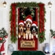 thumbnail image 5 of Portada de Puerta de Navidad, cortina de puerta de Navidad, decoración de puerta y pared para fiesta de Navidad, Día de Navidad, decoración de fiesta, cortina de puerta de Navidad de 35x71 pulgadas,, 5 of 9