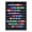 Black, variant on Wall Pocket Charts Standard Pocket Charts 10 Clear Pockets Words Chart for Classroom Home Use