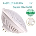 thumbnail image 2 of YfulYde PAR 56 LED Bulb, 24°Deg Accent Lighting,Replace Standard 300 Watt PAR 56 Halogen Light,Warm White (2700~3000K),28W,/120V Base: GX16D Mogul End Prong, 2 of 7